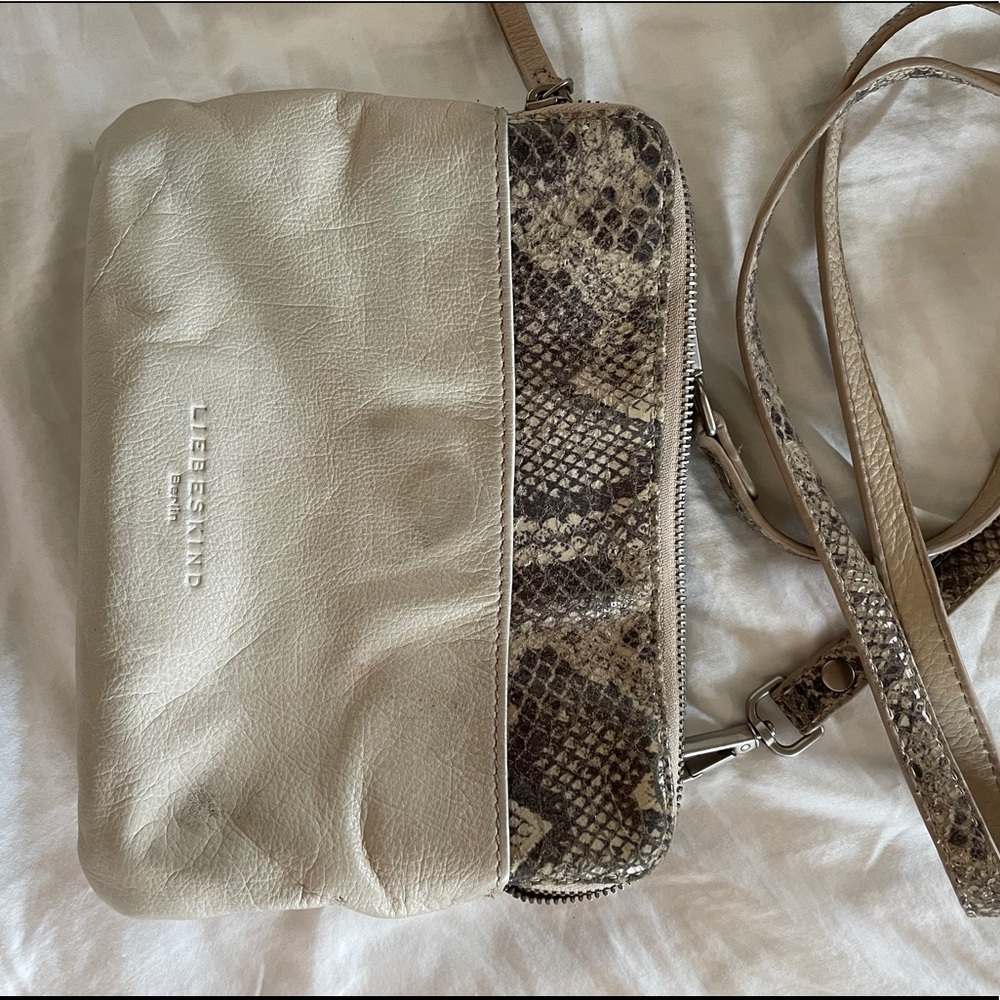 Liebeskind snakeskin leather crossbody